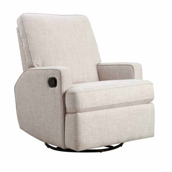 Quinn Recliner Glider Chair in Egg Shell